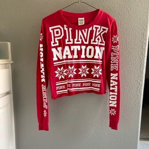 Long sleeve crop top